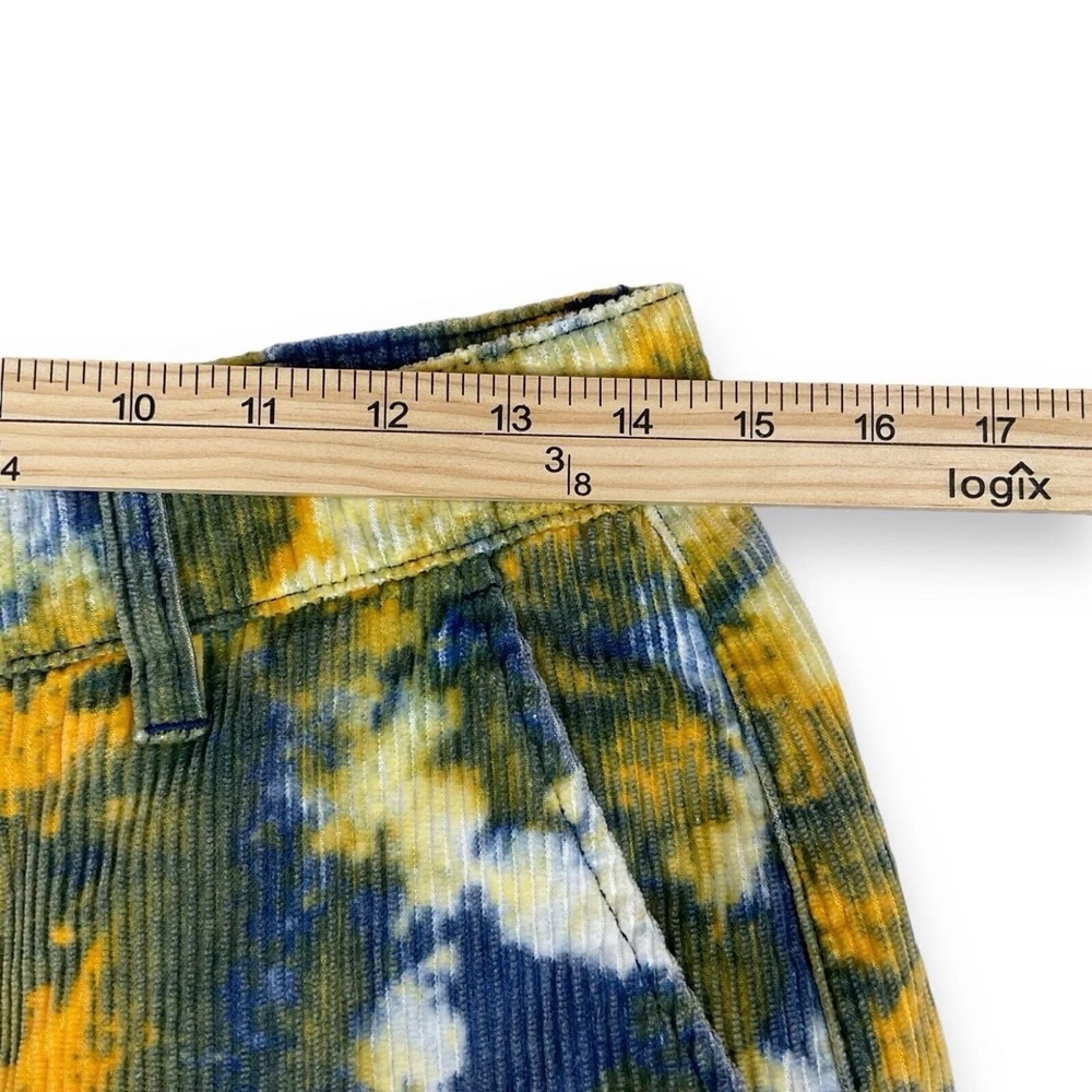 Topman Shorts Mens Size 28 Multicolor Watercolor Corduroy Bermuda Cargo NWOT - Picture 11 of 14